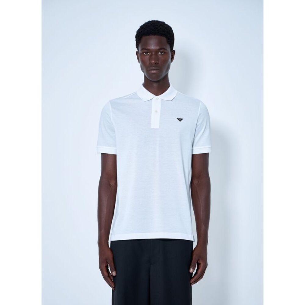 Prada Men Logo Polo Shirt